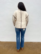 Load image into Gallery viewer, Memory Lane Color Block Quilted Jacket