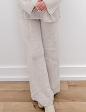 Load image into Gallery viewer, Calling Me Crazy Two Tone Ribbed Knit Pants