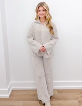 Load image into Gallery viewer, Call Me Crazy Two Tone Textured Knit Top with Front Zip