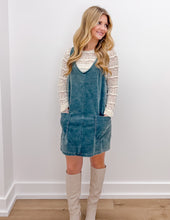 Load image into Gallery viewer, Mistakes Corduroy Pinafore Overall Dress