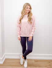 Load image into Gallery viewer, See Me Fleece Relaxed Fit Crew Neck Sweatshirt in Pink Camo