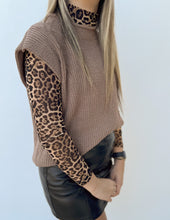 Load image into Gallery viewer, Belong Together Leopard Mesh Top