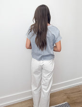 Load image into Gallery viewer, Next Thing You Know SS Top in Slate Blue