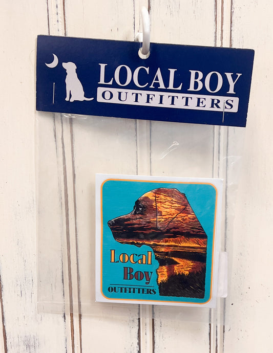 Local Boy Sunset Lab Decal