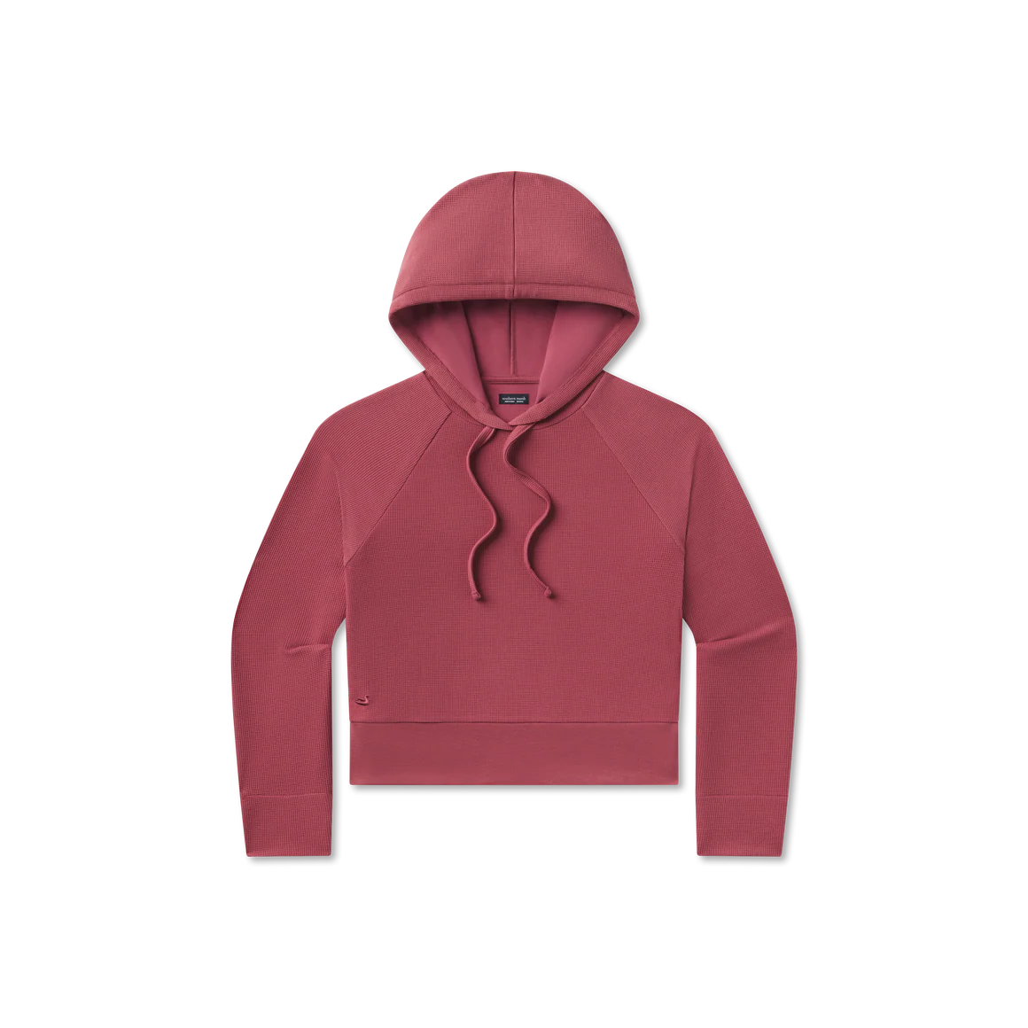 Southern Marsh Women's Reagan Relaxed Waffle Hoodie in Rhubarb