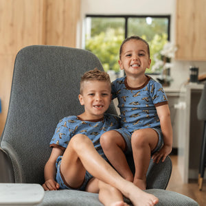 Burlebo Youth Sleep Short Set in Jumbo Mallards