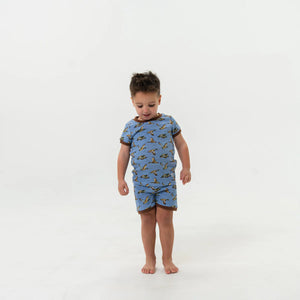 Burlebo Youth Sleep Short Set in Jumbo Mallards
