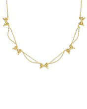 Load image into Gallery viewer, Kendra Scott Bow Strand Necklace in Gold