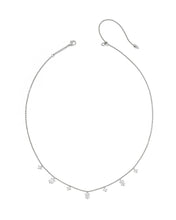 Load image into Gallery viewer, Kendra Scott Silver Cailin Strand Necklace in White CZ