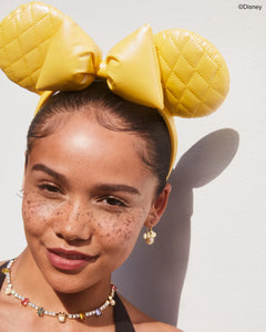 Kendra Scott Minnie Mouse Gold Drop Earrings in White Pearl