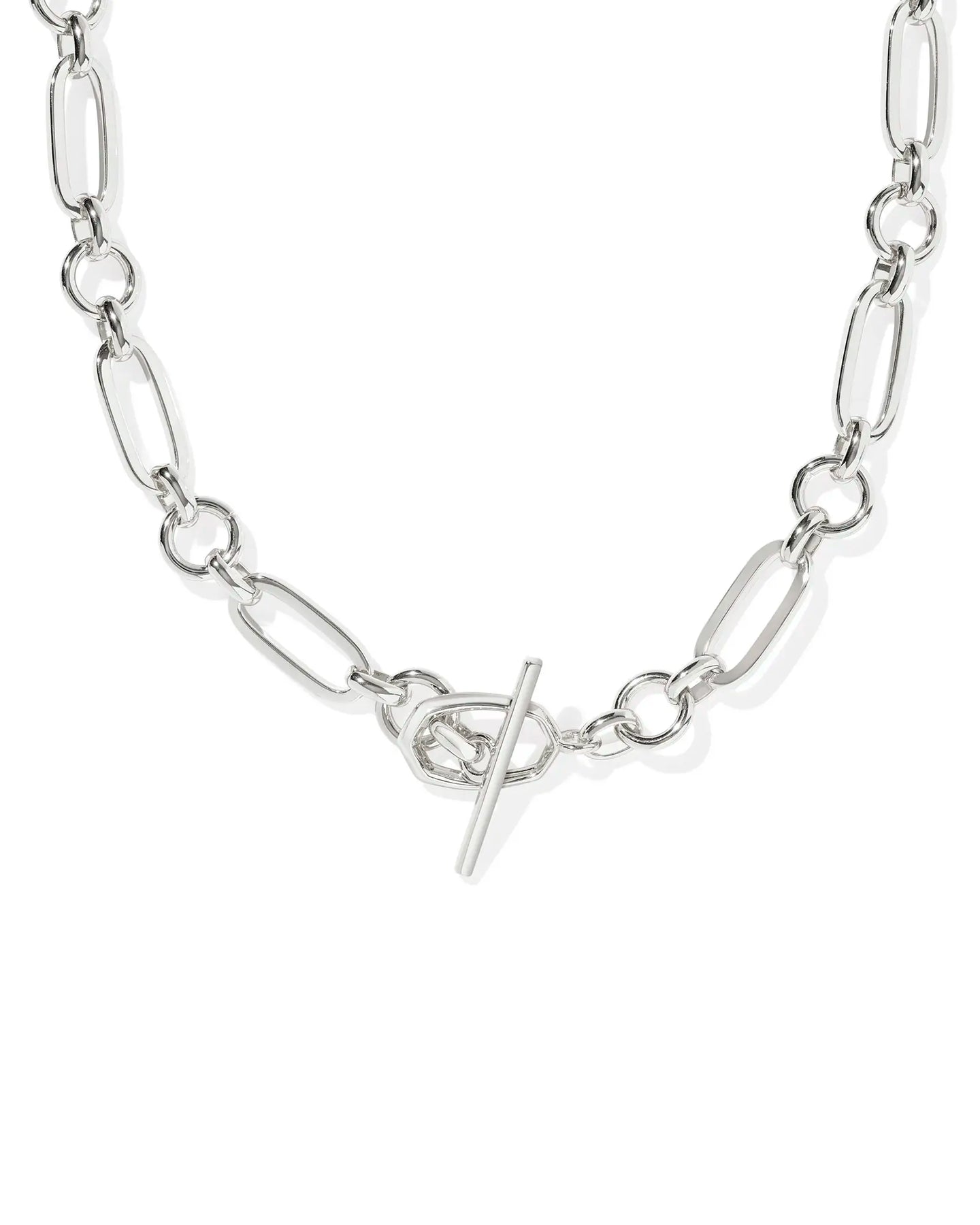 Kendra Scott Sylvia Chain Link Silver Necklace
