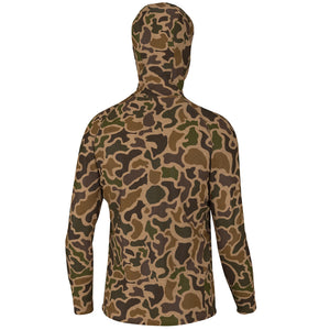 Local Boy Heather Blend Hoodie in Old School Camo