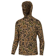 Load image into Gallery viewer, Local Boy Heather Blend Hoodie in Old School Camo