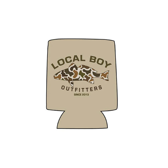 Local Boy Vintage Redfish Koozie