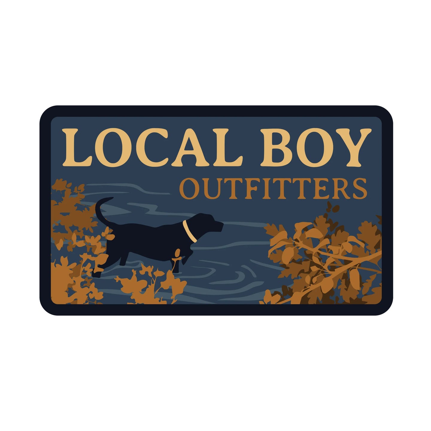 Local Boy River Pup Decal