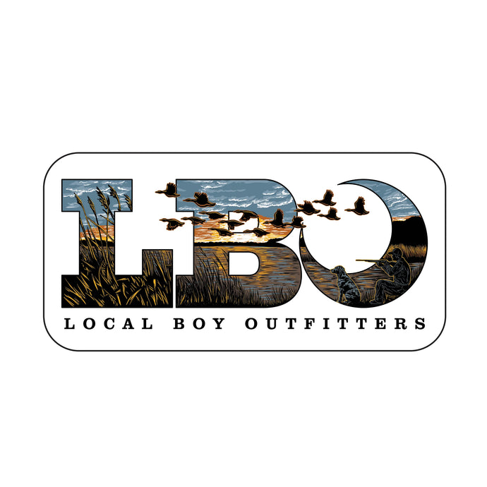 Local Boy LBO Marsh Scene Decal