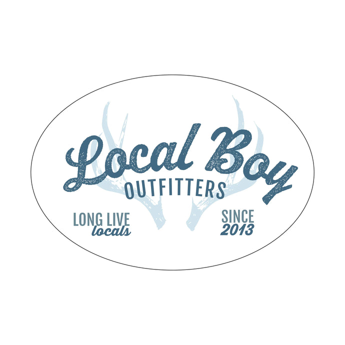 Local Boy Antler Arch Decal