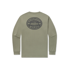 Load image into Gallery viewer, Southern Marsh Branding Mountain Medallion LS Tee