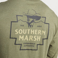 Load image into Gallery viewer, Southern Marsh Cowboy Badge LS Tee