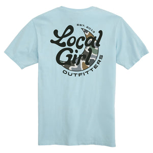 Local Girl Bluff Groovy Moon SS Tee