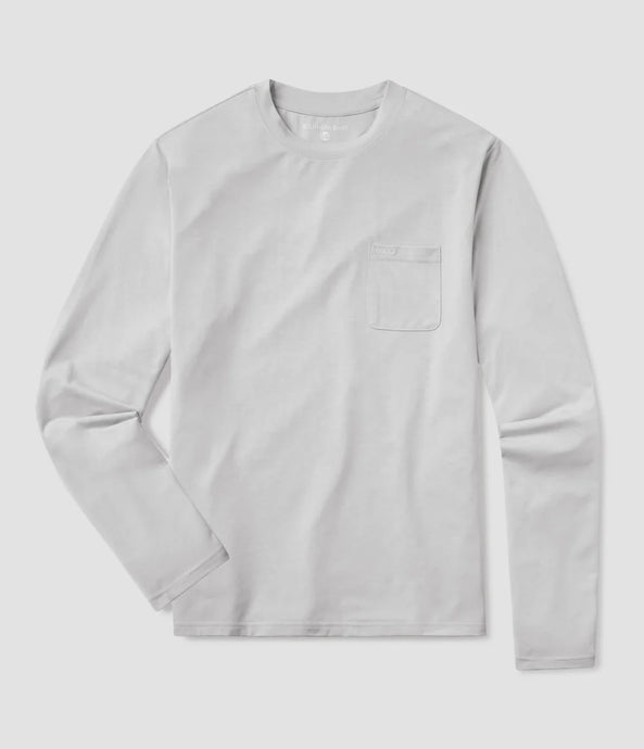 Southern Shirt Men's Max Comfort LS Pocket Tee in Stone