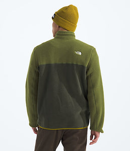The North Face Men’s Yumiori 1/4 Zip Jacket in New Taupe Green/Woodland