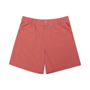 Burlebo 7" Everyday Shorts in Red Clay with Fish Pocket