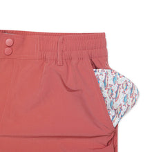 Load image into Gallery viewer, Burlebo 7&quot; Everyday Shorts in Red Clay with Fish Pocket