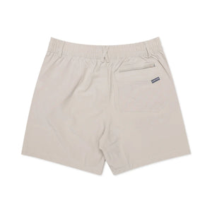 Burlebo 7" Everyday Shorts in Light Khaki with American Flag Pocket