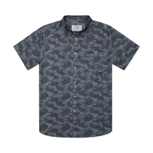 Burlebo Performance Button Up in Stone Camo