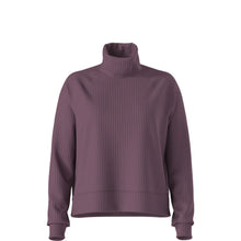 Load image into Gallery viewer, The North Face Women&#39;s Mock Neck Chabot Pullover in Midnight Mauve