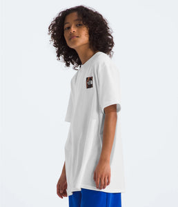 North Face Boys' Graphic SS Tee TNF White