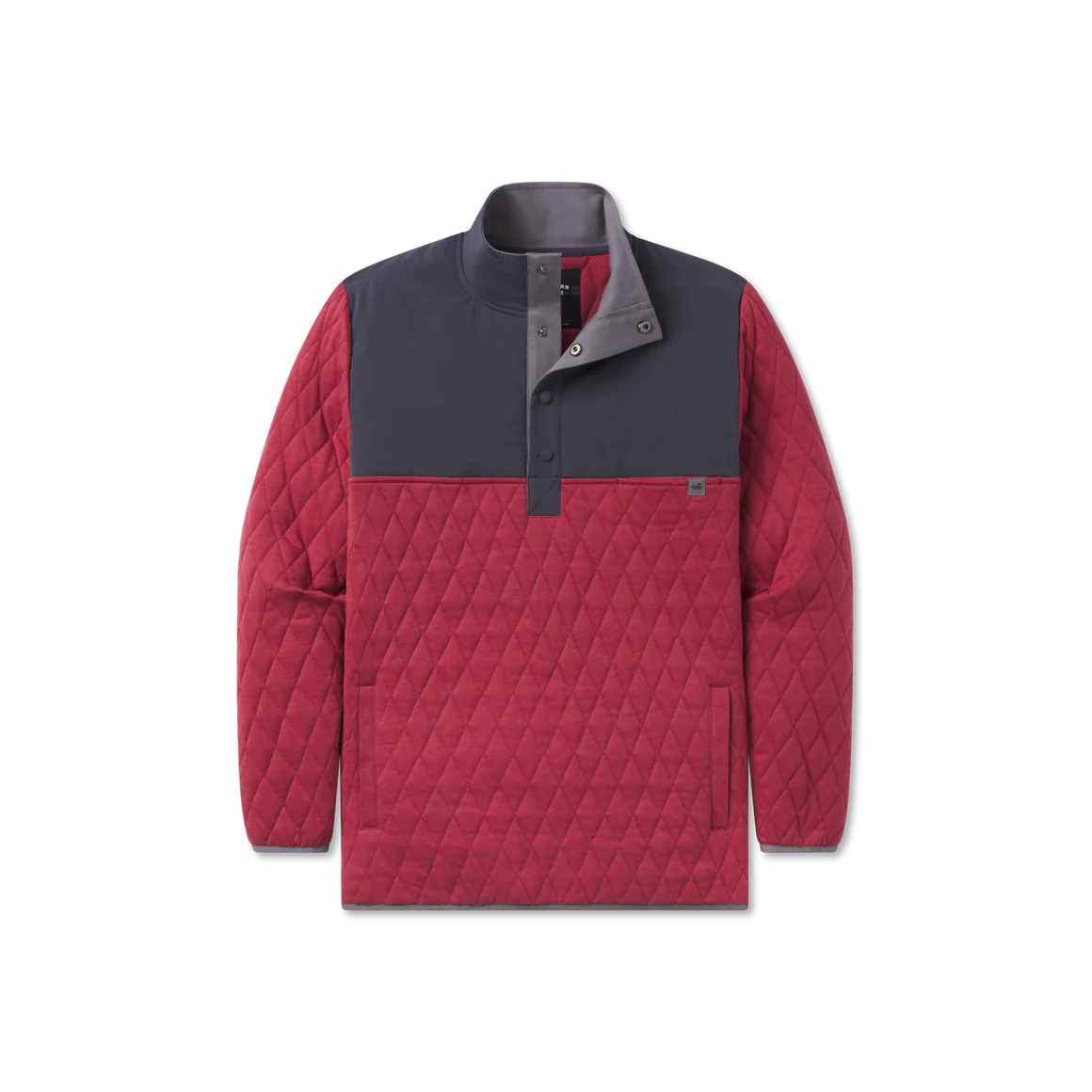 Southern Marsh Bighorn Quilted Pullover Crimson