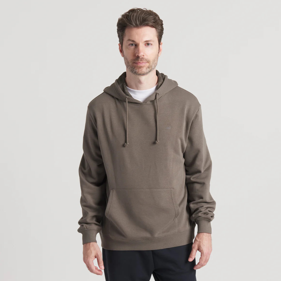 Southern Marsh Hallandale Retro Camo Hoodie Stone Brown