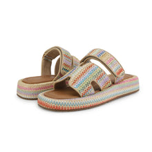 Load image into Gallery viewer, Vintage Havana Oliva Woven Flatform Sandal
