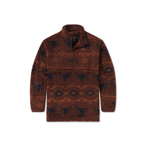 Southern Marsh Marfa Valley Fleece Pullover Burnt Red