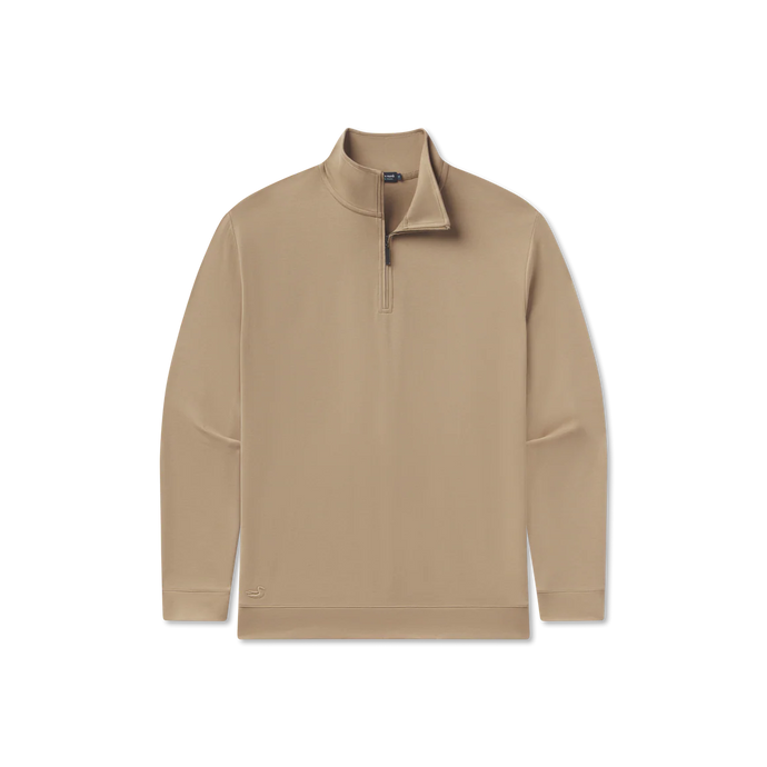 Southern Marsh Peachtree Performance Quarterzip in Field Khaki