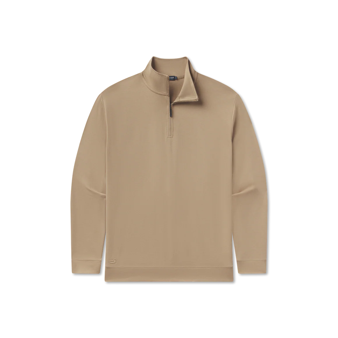 Southern Marsh Peachtree Performance Quarterzip in Field Khaki