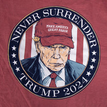 Load image into Gallery viewer, Old Row Never Surrender Trump 2024 SS Pocket Tee