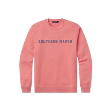 Load image into Gallery viewer, Southern Marsh Hatteras SEAWASH Sweatshirt Coral