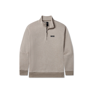 Southern Marsh Saddle Peak Pullover in Burnt Taupe