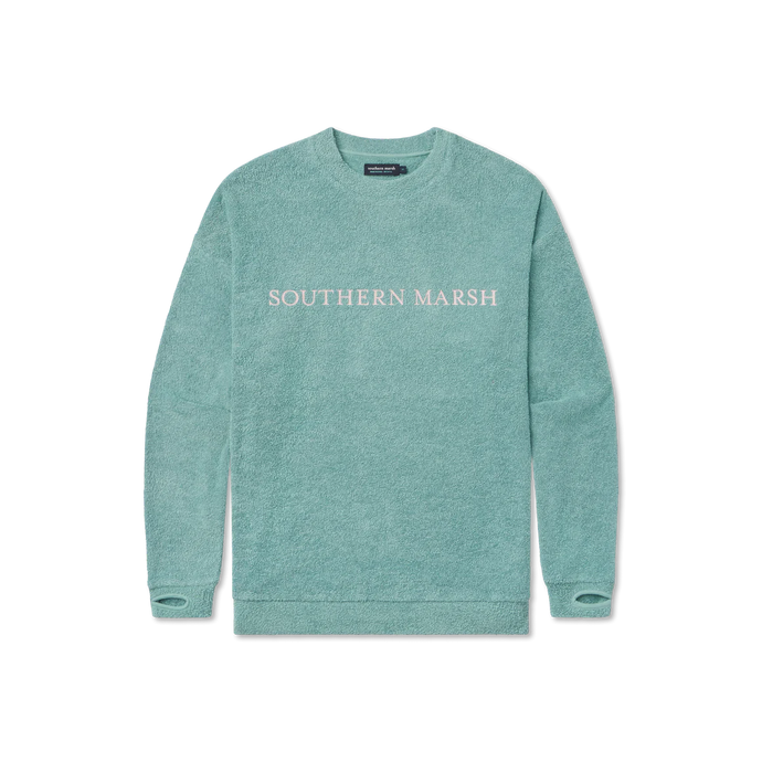 Southern Marsh Sunday Morning Sweater in Washed Kelly Green