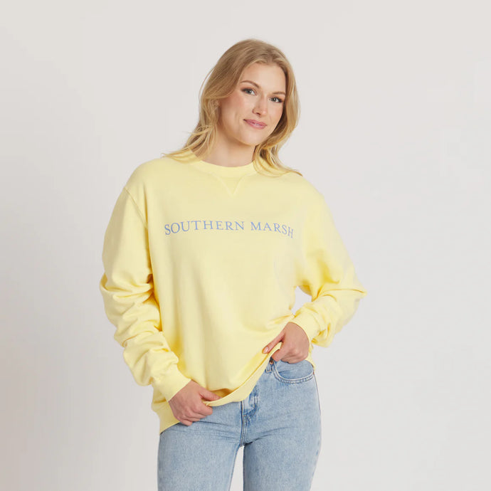 Southern Marsh Seawash Sweatshirt in Vidalia Yellow