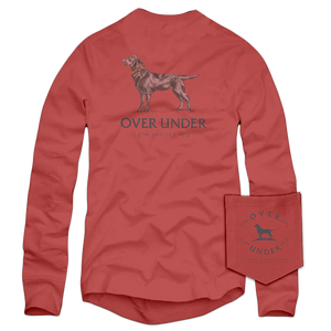 Over Under Sketched Logo LS T-shirt