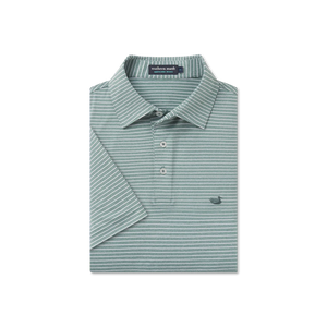 Southern Marsh Biloxi Heather Performance Polo Hunter Green