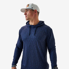 Load image into Gallery viewer, Burlebo Men's Performance Hoodie in Stars and Stripes