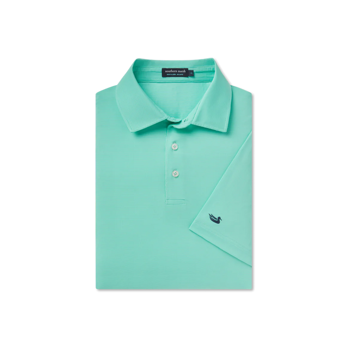 Southern Marsh Santa Clara Performance Polo Bimini Green