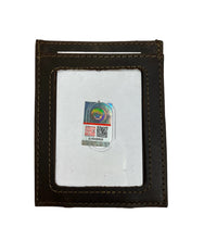 Load image into Gallery viewer, Light Brown Crazy Horse Ole Miss Front Pocket Wallet