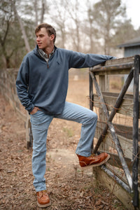 Local Boy Bentley Quarter Zip in Slate