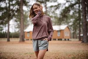 Local Girl Hemlock Hoodie in Rose